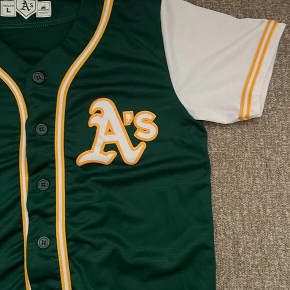 Cotopaxi Oakland A's Athletics #31 Sean Newcomb Jersey Size Youth Large - Picture 5 of 9